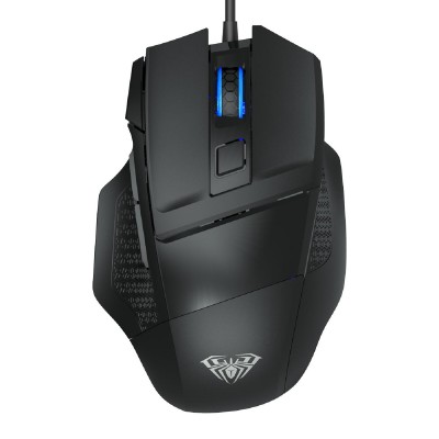 AULA ενσύρματο gaming ποντίκι Mountain S12, 7 πλήκτρα, RGB, μαύρο AULA ενσύρματο gaming ποντίκι Mountain S12, 7 πλήκτρα, RGB, μαύρο