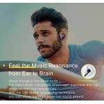 AWEI earphones με θήκη φόρτισης T15, True Wireless, μαύρα