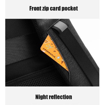 ARCTIC HUNTER τσάντα πλάτης B00218L με θήκη laptop 15.6", USB, μαύρη ARCTIC HUNTER τσάντα πλάτης B00218L με θήκη laptop 15.6", USB, μαύρη