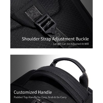 ARCTIC HUNTER τσάντα πλάτης B00550 με θήκη laptop 15.6", 23.5L, μαύρη ARCTIC HUNTER τσάντα πλάτης B00550 με θήκη laptop 15.6", 23.5L, μαύρη