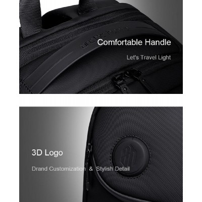 ARCTIC HUNTER τσάντα πλάτης B00555 με θήκη laptop 15.6", 25L, USB, μαύρη ARCTIC HUNTER τσάντα πλάτης B00555 με θήκη laptop 15.6", 25L, USB, μαύρη