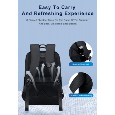 ARCTIC HUNTER τσάντα πλάτης B00671 με θήκη laptop 15.6", 16L, γκρι ARCTIC HUNTER τσάντα πλάτης B00671 με θήκη laptop 15.6", 16L, γκρι