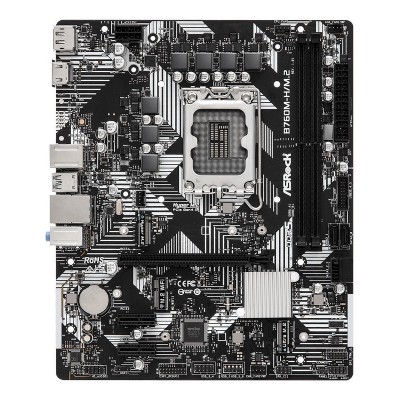 ASROCK μητρική B760M-H/M.2, 2x DDR5, s1700, USB 3.2, mATX ASROCK μητρική B760M-H/M.2, 2x DDR5, s1700, USB 3.2, mATX