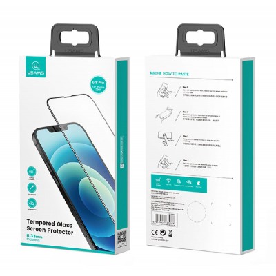 USAMS tempered glass για iPhone 13 Pro Max US-BH787, 0.33mm USAMS tempered glass για iPhone 13 Pro Max US-BH787, 0.33mm