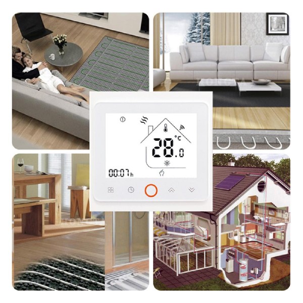 Smart θερμοστάτης πετρελαίου BHT-002-GBLWDB, WiFi, dual band, λευκός Smart θερμοστάτης πετρελαίου BHT-002-GBLWDB, WiFi, dual band, λευκός