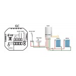 Smart θερμοστάτης αερίου BHT-002-GCLWDB, WiFi, dual band, λευκός Smart θερμοστάτης αερίου BHT-002-GCLWDB, WiFi, dual band, λευκός