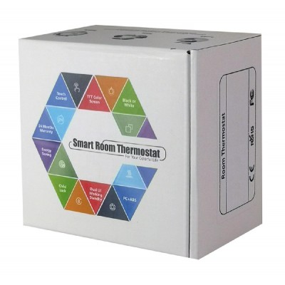 Smart θερμοστάτης χώρου BHT-15GBLW, πετρελαίου, WiFi, λευκός Smart θερμοστάτης χώρου BHT-15GBLW, πετρελαίου, WiFi, λευκός