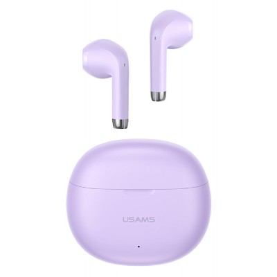 USAMS earphones με θήκη φόρτισης US-YO17, True Wireless, μωβ USAMS earphones με θήκη φόρτισης US-YO17, True Wireless, μωβ