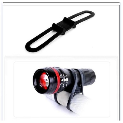 POWERTECH ελαστικό κλιπ συγκράτησης φακού ποδηλάτου BIKE-0019, μαύρο POWERTECH ελαστικό κλιπ συγκράτησης φακού ποδηλάτου BIKE-0019, μαύρο