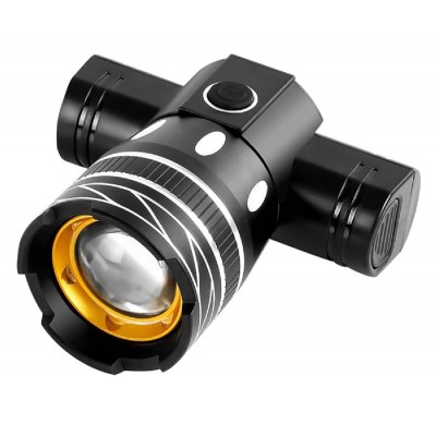 Εμπρόσθιο φως ποδηλάτου BIKE-0028, 15000LM, 300m, IPX-6, μαύρο Εμπρόσθιο φως ποδηλάτου BIKE-0028, 15000LM, 300m, IPX-6, μαύρο