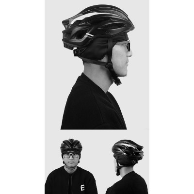 WEST BIKING ποδηλατικός σκούφος BIKE-0037, μαύρος WEST BIKING ποδηλατικός σκούφος BIKE-0037, μαύρος