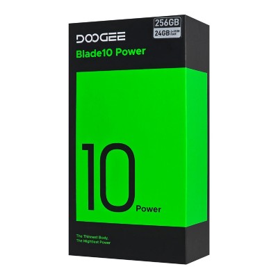 DOOGEE smartphone Blade10 Power, 6.6", 6/256GB, 10300mAh, IP68/IP69K, μαύρο DOOGEE smartphone Blade10 Power, 6.6", 6/256GB, 10300mAh, IP68/IP69K, μαύρο
