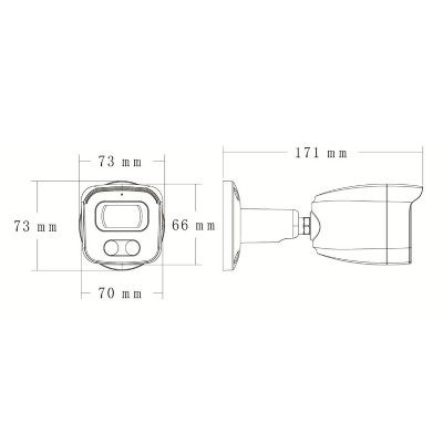 LONGSE IP κάμερα BMSAGC400WH, 2.8mm, 4MP, αδιάβροχη IP67, PoE LONGSE IP κάμερα BMSAGC400WH, 2.8mm, 4MP, αδιάβροχη IP67, PoE