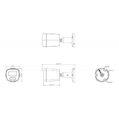 LONGSE IP κάμερα BMSCGC400, 2.8mm, 4MP, αδιάβροχη IP67, PoE LONGSE IP κάμερα BMSCGC400, 2.8mm, 4MP, αδιάβροχη IP67, PoE