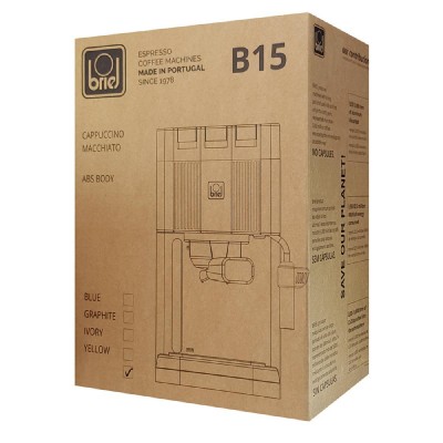 BRIEL μηχανή espresso B15, 20 bar, πράσινη, 10 χρόνια εγγύηση BRIEL μηχανή espresso B15, 20 bar, πράσινη, 10 χρόνια εγγύηση