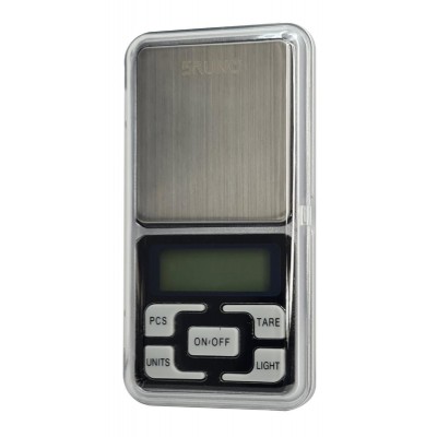 BRUNO μίνι ζυγαριά ακριβείας BRN-0076, έως 500g, ασημί BRUNO μίνι ζυγαριά ακριβείας BRN-0076, έως 500g, ασημί