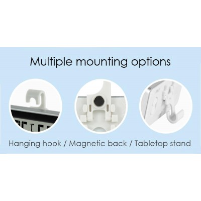 BRUNO ψηφιακό θερμόμετρο & υγρασιόμετρο BRN-0081, °C & °F, λευκό BRUNO ψηφιακό θερμόμετρο & υγρασιόμετρο BRN-0081, °C & °F, λευκό