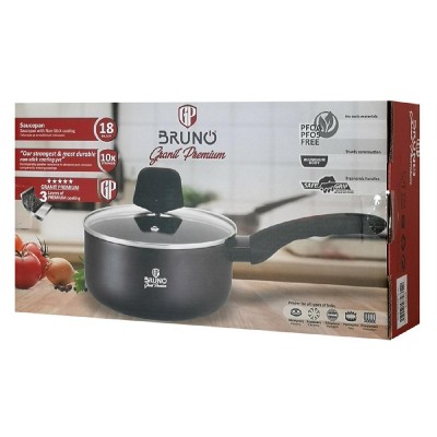 BRUNO γαλατιέρα Granit Premium BRN-0118 με αντικολλητική επίστρωση, 18cm BRUNO γαλατιέρα Granit Premium BRN-0118 με αντικολλητική επίστρωση, 18cm