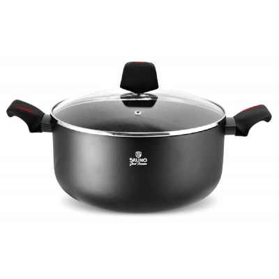 BRUNO κατσαρόλα Granit Premium BRN-0121 με αντικολλητική επίστρωση, 24cm BRUNO κατσαρόλα Granit Premium BRN-0121 με αντικολλητική επίστρωση, 24cm