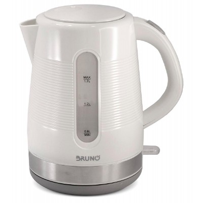 BRUNO βραστήρας νερού BRN-0142, 1.7L, 2200W, λευκό-γκρι BRUNO βραστήρας νερού BRN-0142, 1.7L, 2200W, λευκό-γκρι