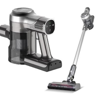 BRUNO επαναφορτιζόμενη ηλεκτρική σκούπα 2 σε 1 BRN-0160, 200W, ασημί BRUNO επαναφορτιζόμενη ηλεκτρική σκούπα 2 σε 1 BRN-0160, 200W, ασημί