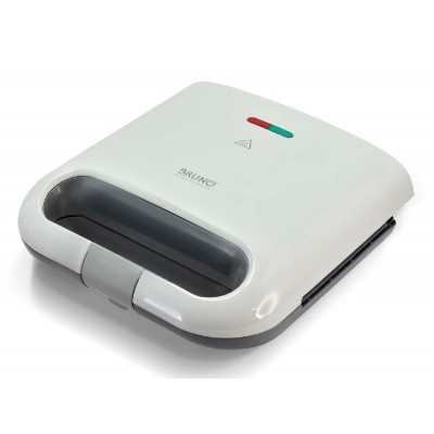 BRUNO τοστιέρα BRN-0164, 2 θέσεων, 800W, αντικολλητικές πλάκες, λευκή BRUNO τοστιέρα BRN-0164, 2 θέσεων, 800W, αντικολλητικές πλάκες, λευκή