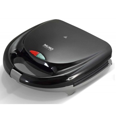 BRUNO τοστιέρα BRN-0167, 2 θέσεων, 800W, αντικολλητικές πλάκες, μαύρη BRUNO τοστιέρα BRN-0167, 2 θέσεων, 800W, αντικολλητικές πλάκες, μαύρη