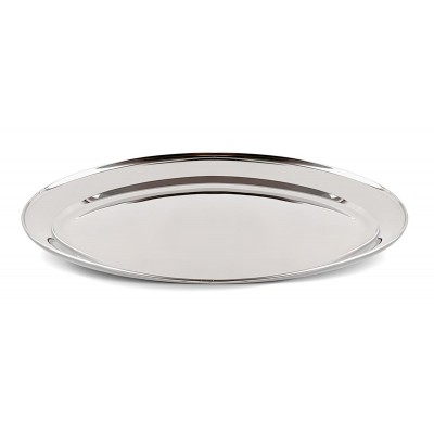 BRUNO Ανοξείδωτη πιατέλα σερβιρίσματος οβάλ 40εκ. BRN-0178 BRUNO Ανοξείδωτη πιατέλα σερβιρίσματος οβάλ 40εκ. BRN-0178