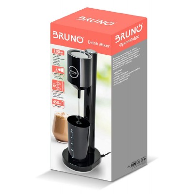 BRUNO Φραπεδιέρα επιτραπέζια BRN-0183 100W με δοχείο 450ml, μαύρη BRUNO Φραπεδιέρα επιτραπέζια BRN-0183 100W με δοχείο 450ml, μαύρη