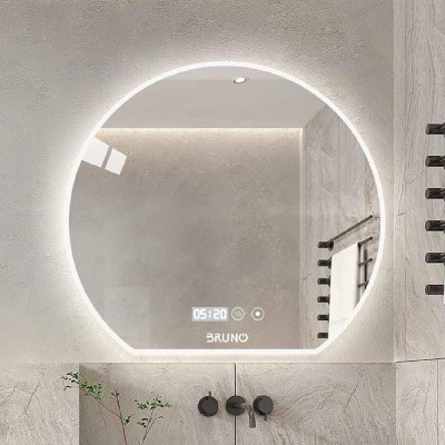 BRUNO καθρέφτης μπάνιου LED BRN-0202, ημικυκλικός, 24W, 73x80cm, IP67 BRUNO καθρέφτης μπάνιου LED BRN-0202, ημικυκλικός, 24W, 73x80cm, IP67