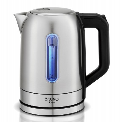 BRUNO BRN-0213 Βραστήρας νερού ανοξείδωτος 1.7L 2200W, Inox BRUNO BRN-0213 Βραστήρας νερού ανοξείδωτος 1.7L 2200W, Inox