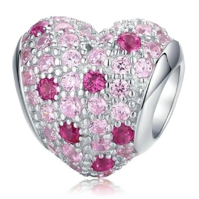 BAMOER σύμβολο Charm BSC118 για βραχιόλι, κυβική ζιρκόνια, ασήμι 925 BAMOER σύμβολο Charm BSC118 για βραχιόλι, κυβική ζιρκόνια, ασήμι 925