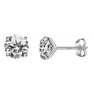 BAMOER σκουλαρίκια καρφωτά BSE166 με κυβική ζιρκόνια, 6mm, ασήμι 925 BAMOER σκουλαρίκια καρφωτά BSE166 με κυβική ζιρκόνια, 6mm, ασήμι 925