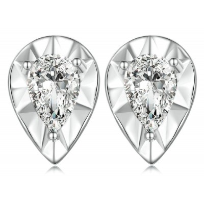 BAMOER σκουλαρίκια καρφωτά BSE804, με κυβική ζιρκόνια, ασήμι 925, ασημί BAMOER σκουλαρίκια καρφωτά BSE804, με κυβική ζιρκόνια, ασήμι 925, ασημί