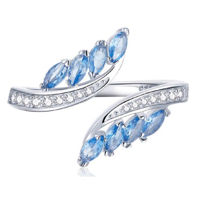 BAMOER δαχτυλίδι BSR005, κυβική ζιρκόνια, ανοιγόμενο, ασήμι 925, ασημί BAMOER δαχτυλίδι BSR005, κυβική ζιρκόνια, ανοιγόμενο, ασήμι 925, ασημί