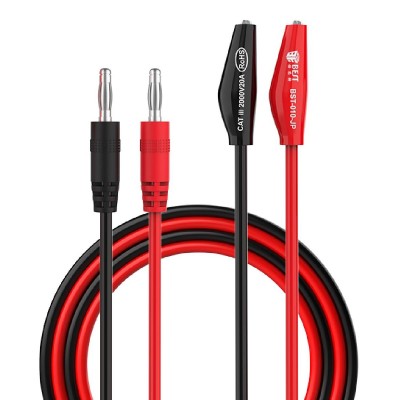 BEST καλώδια πολύμετρου με alligator clips BST-010-JP, CAT III 2000V 20A BEST καλώδια πολύμετρου με alligator clips BST-010-JP, CAT III 2000V 20A