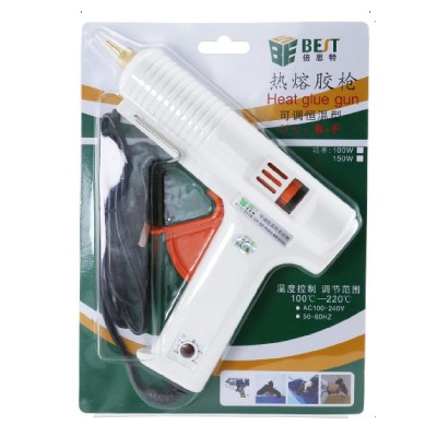 BEST πιστόλι θερμικής σιλικόνης BST-102B, 100W, ρυθμιζόμενη θερμοκρασία BEST πιστόλι θερμικής σιλικόνης BST-102B, 100W, ρυθμιζόμενη θερμοκρασία