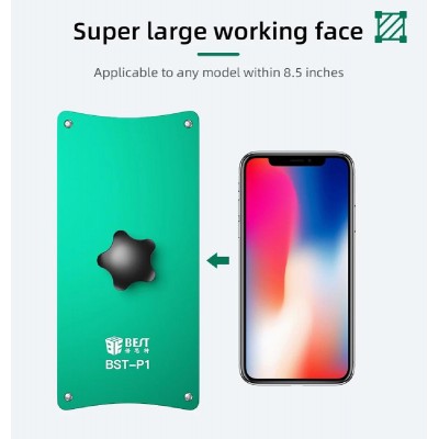 BEST σφιγκτήρας για κόλληση οθόνης BST-P1, έως 8.5", πράσινος BEST σφιγκτήρας για κόλληση οθόνης BST-P1, έως 8.5", πράσινος