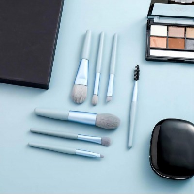 Σετ πινέλων μακιγιάζ BTHU-0015, μπλε, 8τμχ Σετ πινέλων μακιγιάζ BTHU-0015, μπλε, 8τμχ