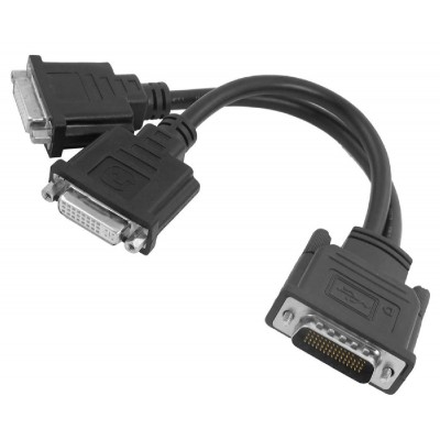 POWERTECH αντάπτορας DMS-59 σε 2x DVI CAB-DMS59DVI, 0.25m, μαύρος POWERTECH αντάπτορας DMS-59 σε 2x DVI CAB-DMS59DVI, 0.25m, μαύρος