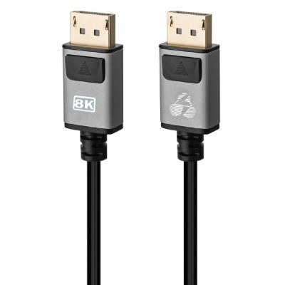 POWERTECH καλώδιο DisplayPort 1.4V CAB-DP055, copper, 8K, 5m, γκρι POWERTECH καλώδιο DisplayPort 1.4V CAB-DP055, copper, 8K, 5m, γκρι
