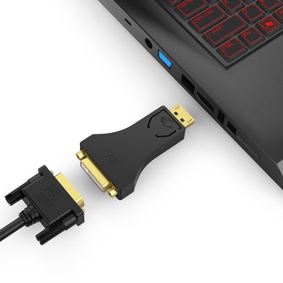 POWERTECH αντάπτορας DisplayPort σε DVI CAB-DP062, passive 1080p, μαύρος POWERTECH αντάπτορας DisplayPort σε DVI CAB-DP062, passive 1080p, μαύρος