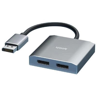 POWERTECH splitter DisplayPort σε 2x DisplayPort CAB-DP068, 4K/60Hz, γκρι POWERTECH splitter DisplayPort σε 2x DisplayPort CAB-DP068, 4K/60Hz, γκρι