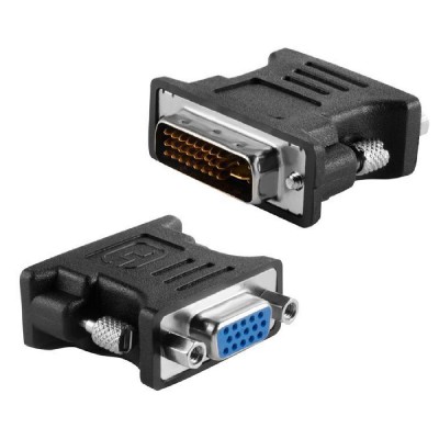 POWERTECH αντάπτορας VGA θηλυκό σε DVI αρσενικό CAB-G036, μαύρος POWERTECH αντάπτορας VGA θηλυκό σε DVI αρσενικό CAB-G036, μαύρος