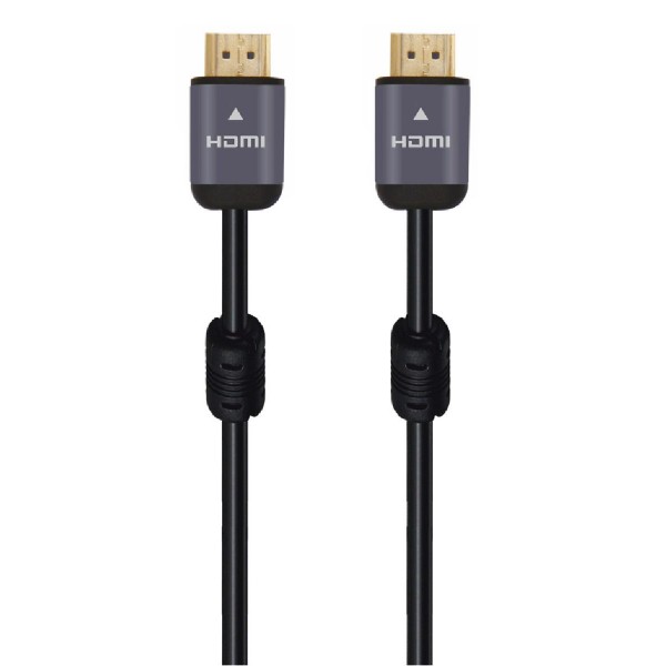 POWERTECH καλώδιο HDMI 2.0 CAB-H125, 4K 3D, copper, μαύρο, 1m