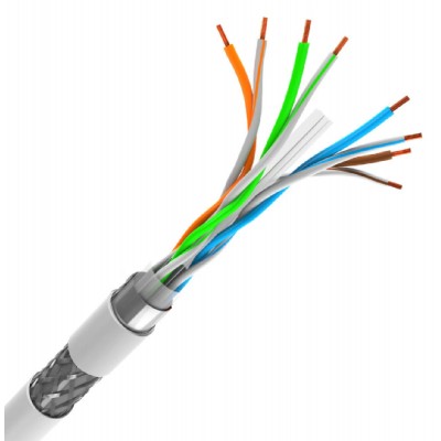 POWERTECH καλώδιο S/FTP Cat 6 CAB-N298, CCA 24AWG, PVC, 305m, γκρι POWERTECH καλώδιο S/FTP Cat 6 CAB-N298, CCA 24AWG, PVC, 305m, γκρι