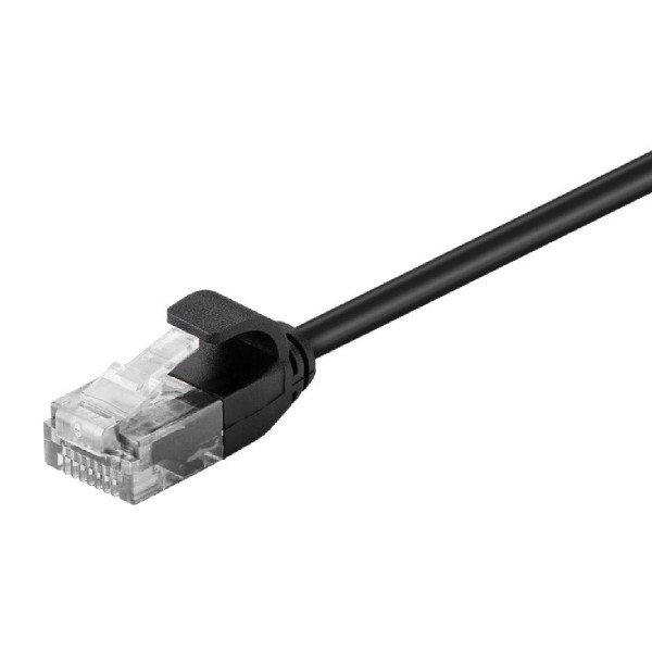 POWERTECH καλώδιο U/UTP Cat 6 CAB-N303, slim, copper 30AWG, 1m, μαύρο POWERTECH καλώδιο U/UTP Cat 6 CAB-N303, slim, copper 30AWG, 1m, μαύρο