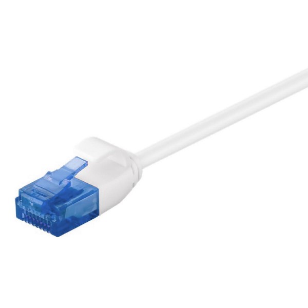 POWERTECH καλώδιο U/UTP Cat 6 CAB-N319, slim, copper 30AWG, 2m, λευκό POWERTECH καλώδιο U/UTP Cat 6 CAB-N319, slim, copper 30AWG, 2m, λευκό