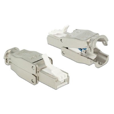 POWERTECH βύσμα δικτύου RJ45 CAB-N351, CAT 6A STP, tool-free, μεταλλικό POWERTECH βύσμα δικτύου RJ45 CAB-N351, CAT 6A STP, tool-free, μεταλλικό