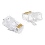 POWERTECH βύσμα RJ45 CAB-N352, Cat 6/6a UTP, διάφανο, 50τμχ POWERTECH βύσμα RJ45 CAB-N352, Cat 6/6a UTP, διάφανο, 50τμχ